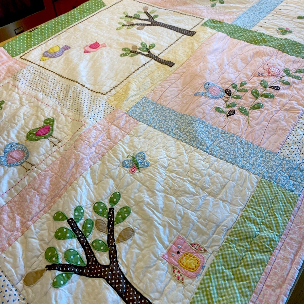 Pottery Barn kids Full Quilt and one Pillow Sham.